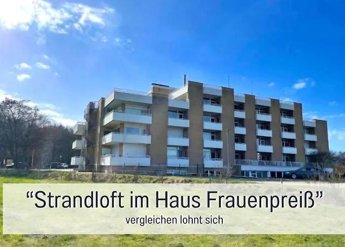 Strandloft Cuxhaven im Haus Frauenpreiß Sahlenburg - strandnah - 2 Hunde willkommen -Schwimmbad - Sauna - direkt am Wald - Dachterrasse mit Blick nach Neuwerk